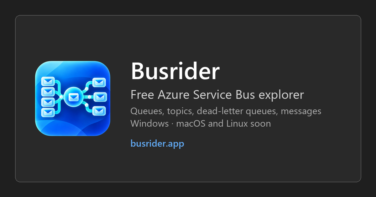 Terms of use · Busrider